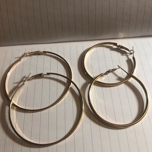 Gold Hoop Earrings Pack